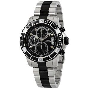NWT Authentic Invicta Pro Diver Chronograph Black Dial Men's Watch